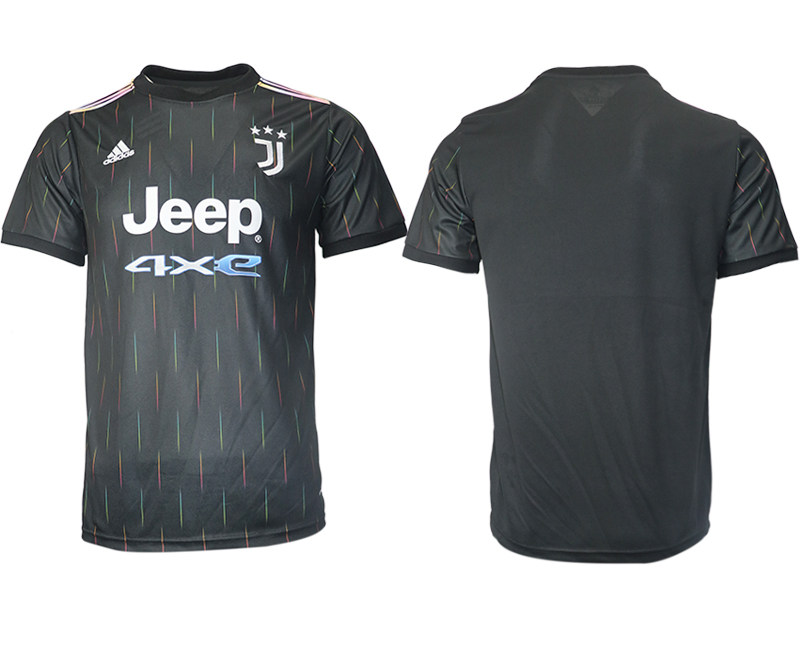 Cheap Men 2021-2022 Club Juventus away aaa version black blank Soccer Jersey